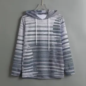 172. All-Over Print Women's Pullover Hoodie With Drawstring silver print