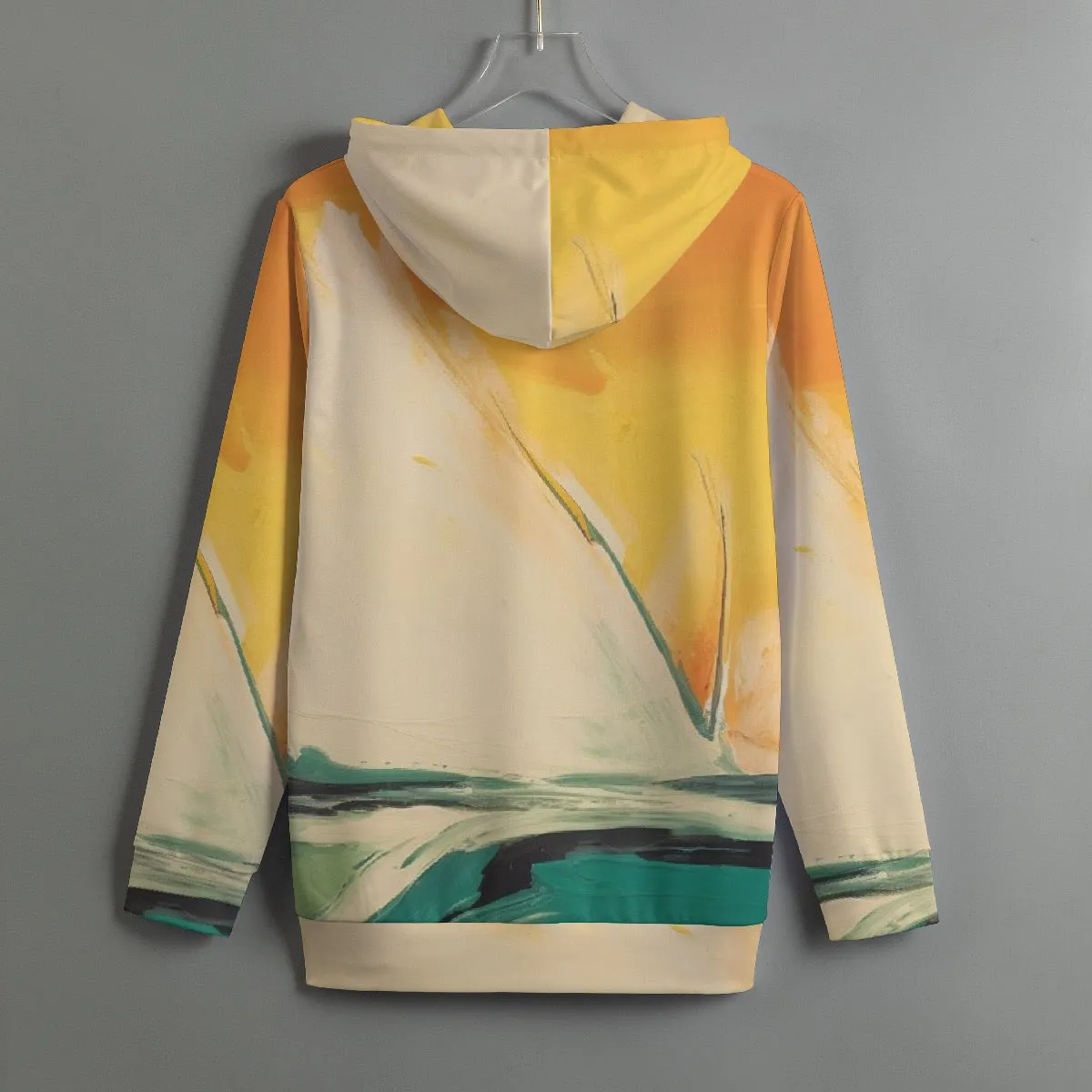 191 All-Over Print Women's Pullover Hoodie With Drawstring abstract landscape