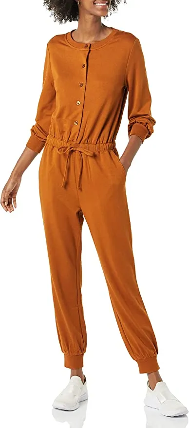 Amazon Essentials Women's Fashion Studio Terry Jumpsuit
