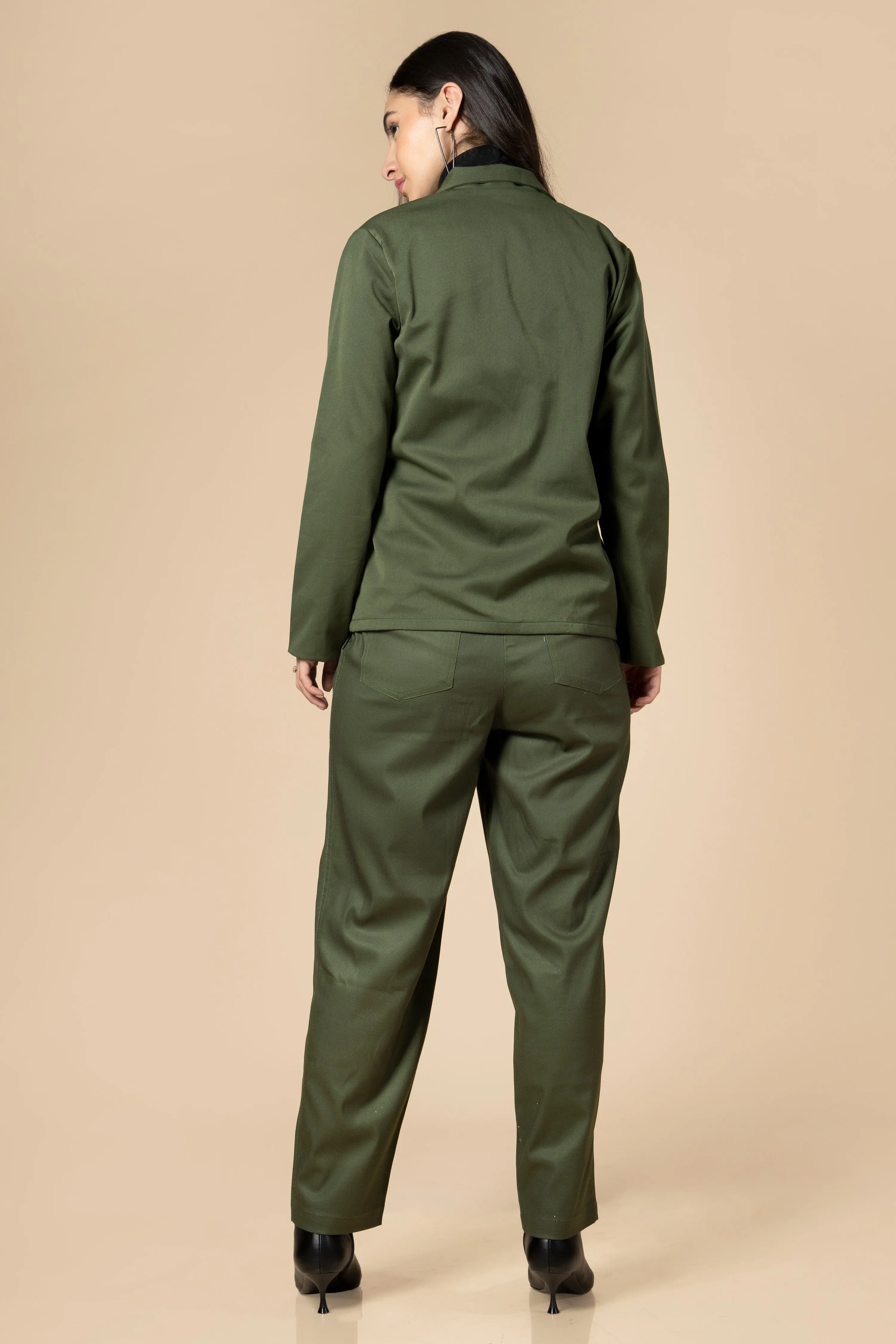 Blazer Formal Bottom Co-Ord Set For Women