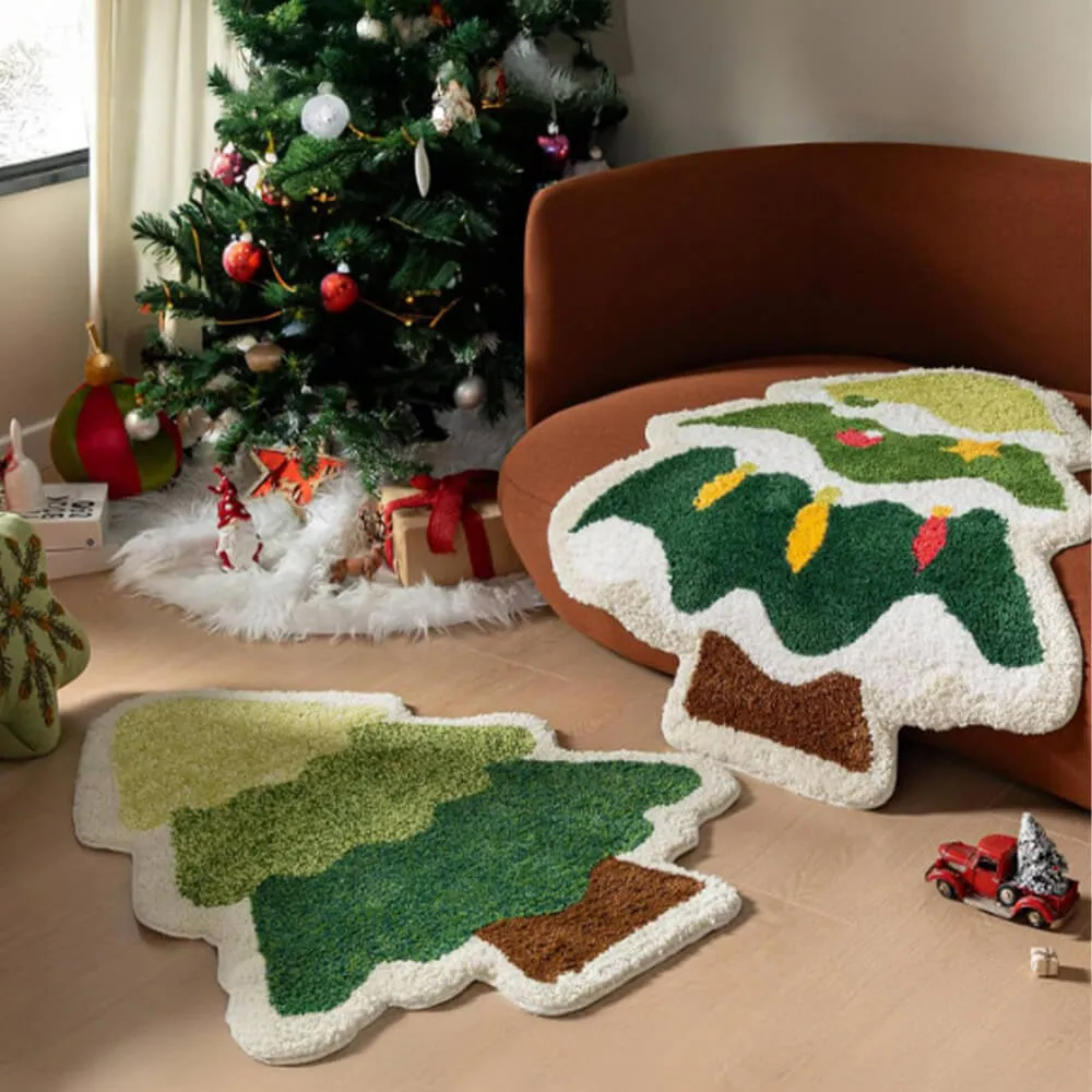Christmas Home Rug - Gift Bundle 3pcs