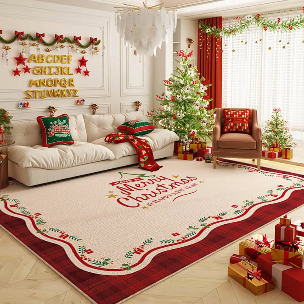 Christmas Home Rug - Gift Bundle 3pcs