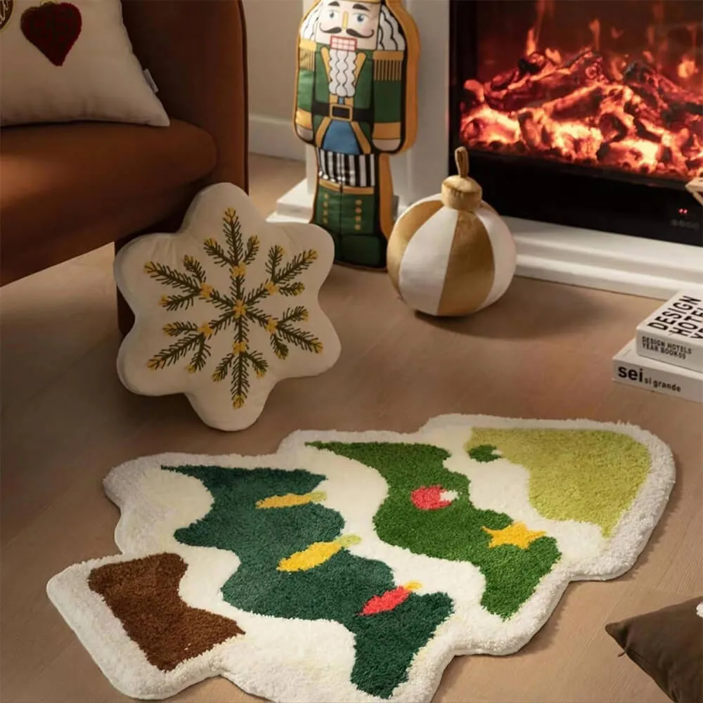 Christmas Home Rug - Gift Bundle 3pcs
