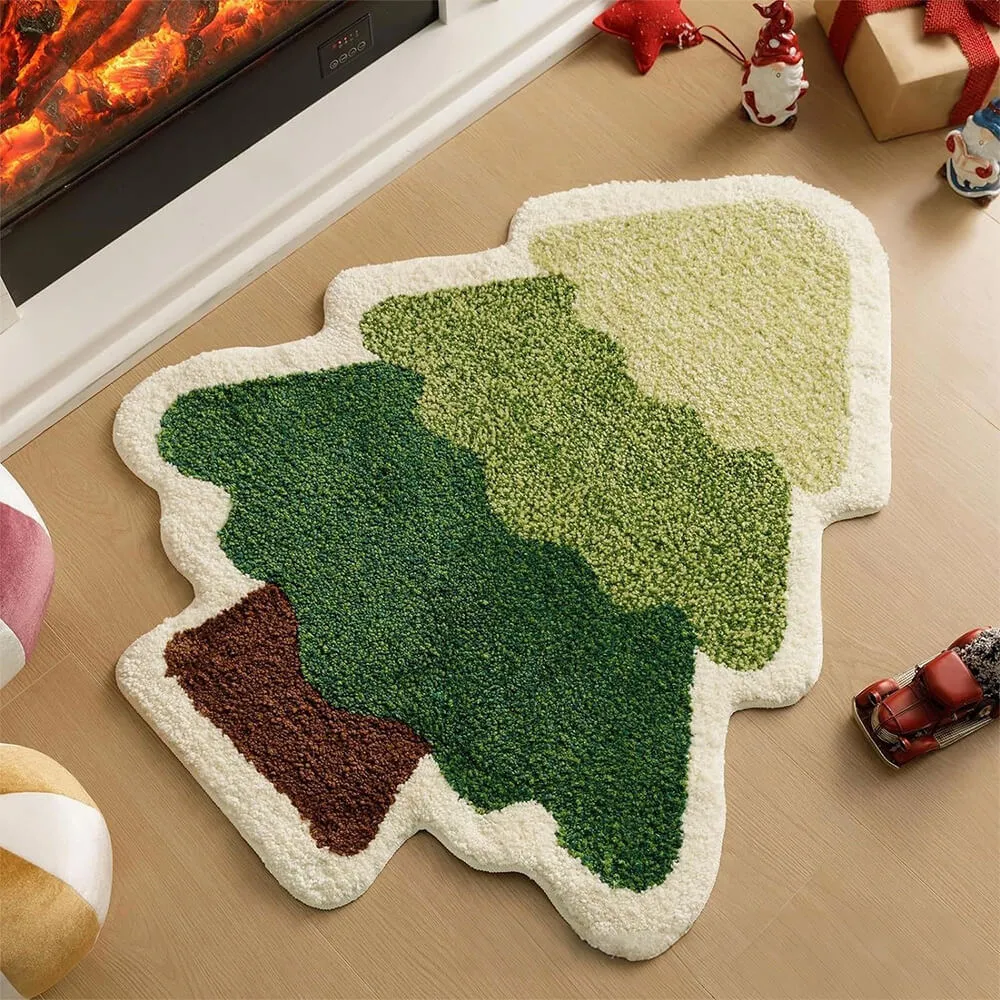 Christmas Home Rug - Gift Bundle 3pcs