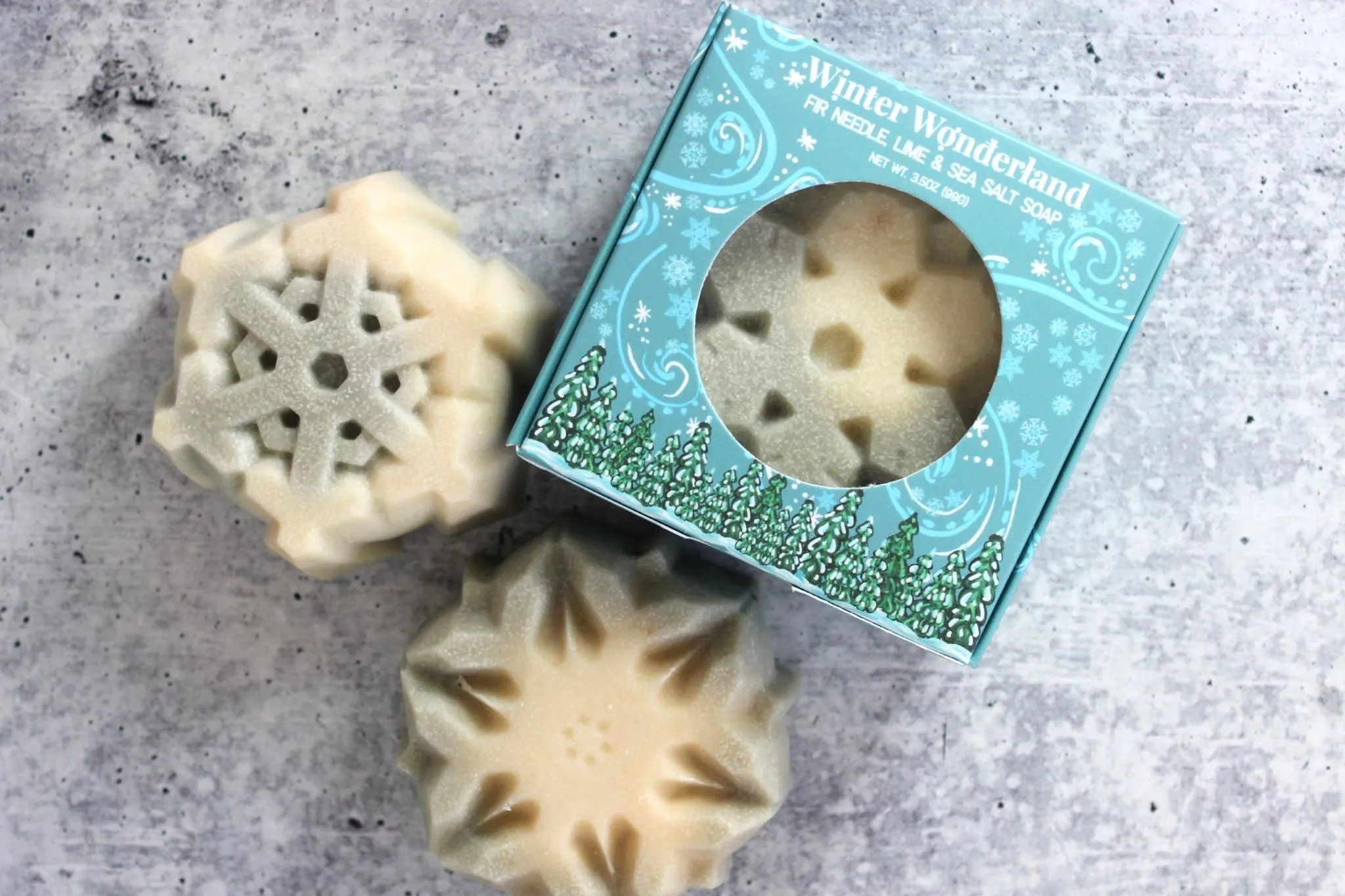 Coconut Oil and Sea Salt Soap | Snowflake Soaps