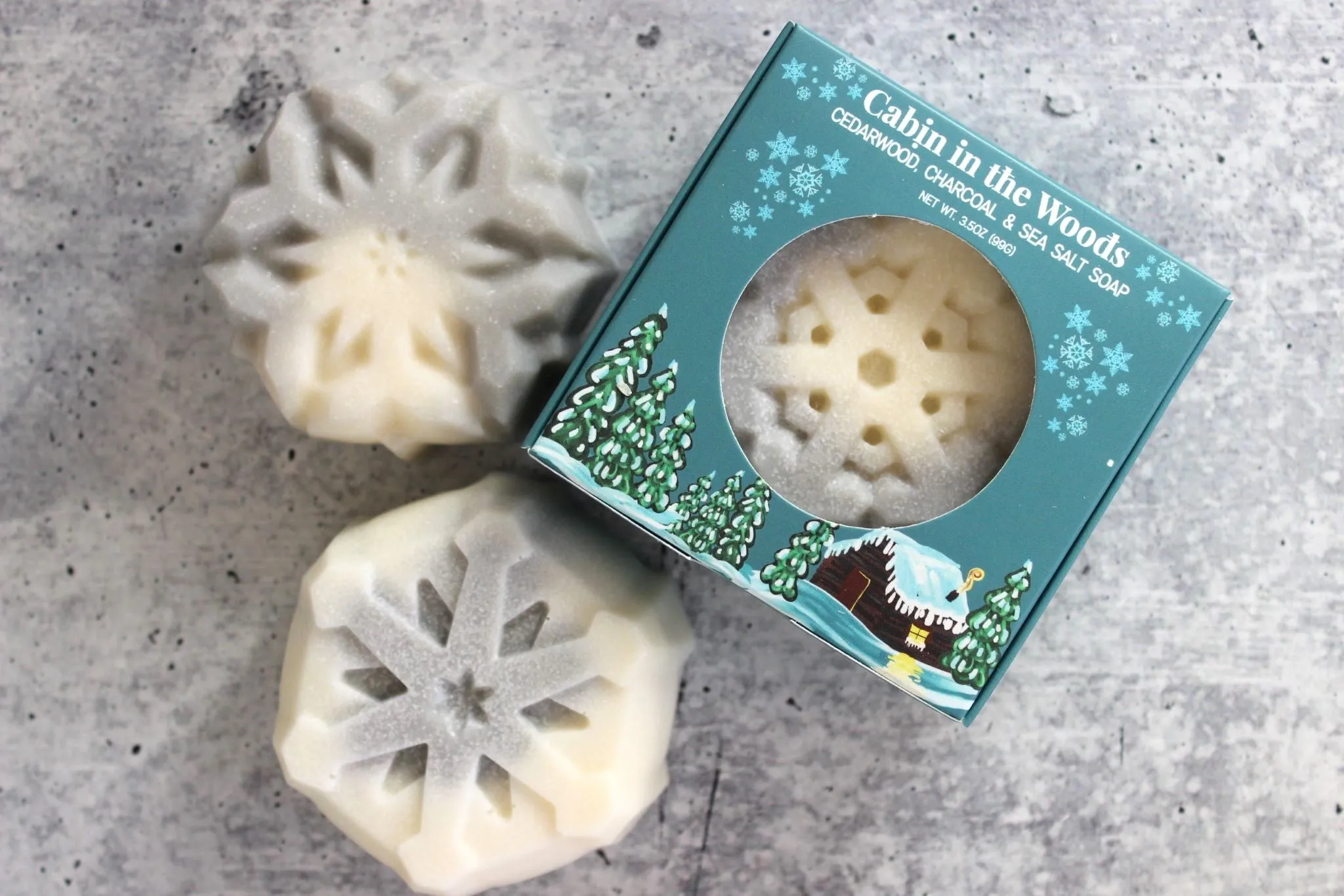 Coconut Oil and Sea Salt Soap | Snowflake Soaps