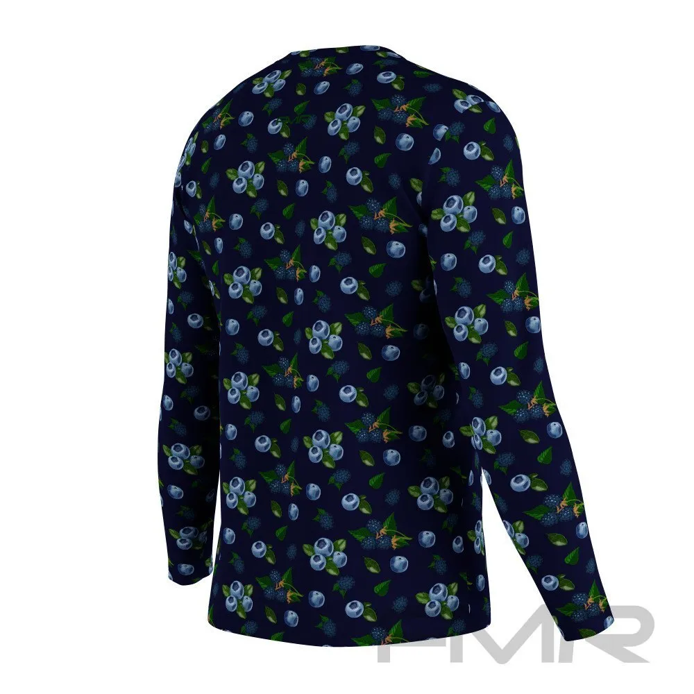 FMR Men's Blackberry Long Sleeve Running Shirt