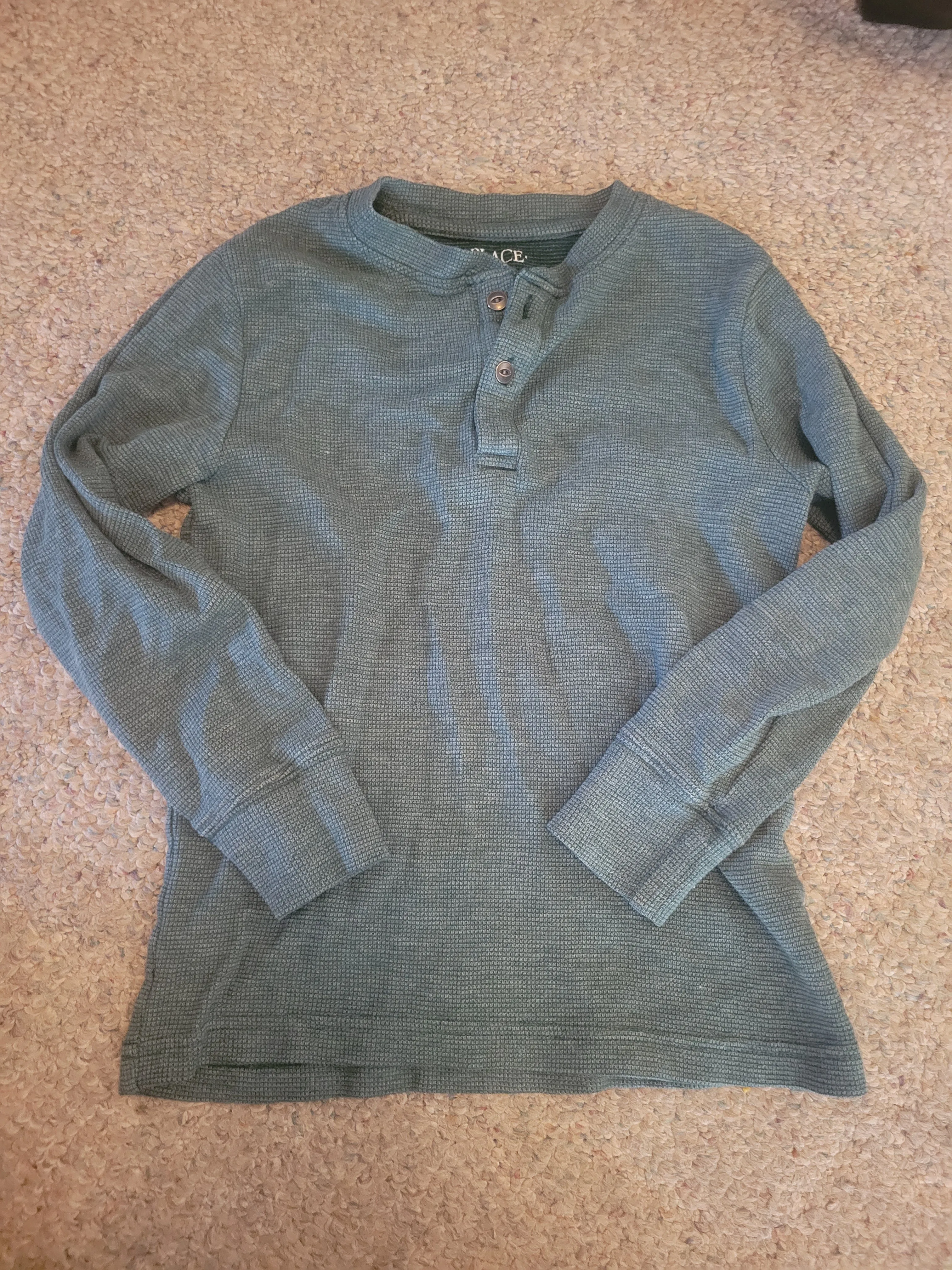 Green thermal long Sleeve shirt - size Kids Clothing:     6 & 6X