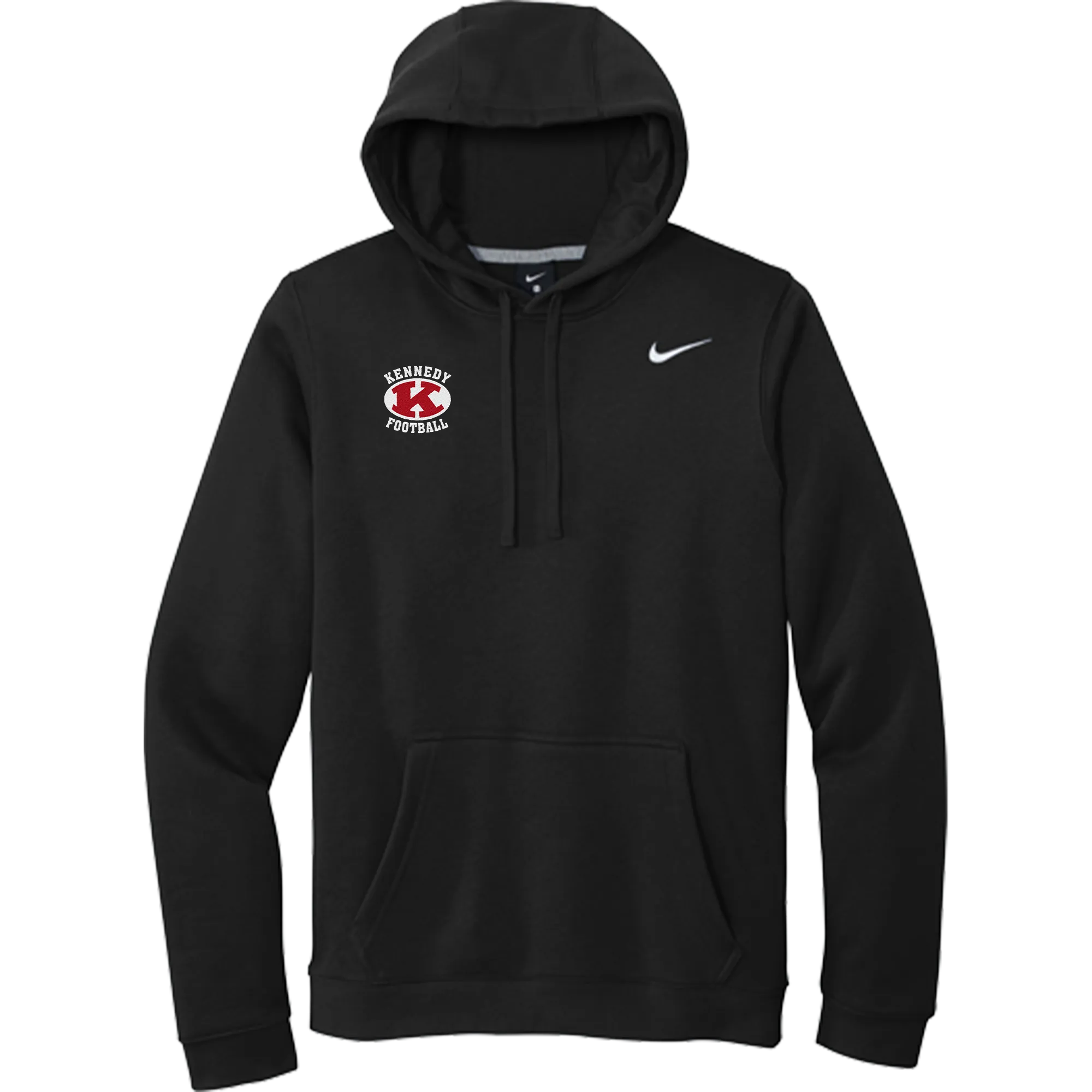 JFK Knights Football Nike Club Fleece Pullover Hoodie