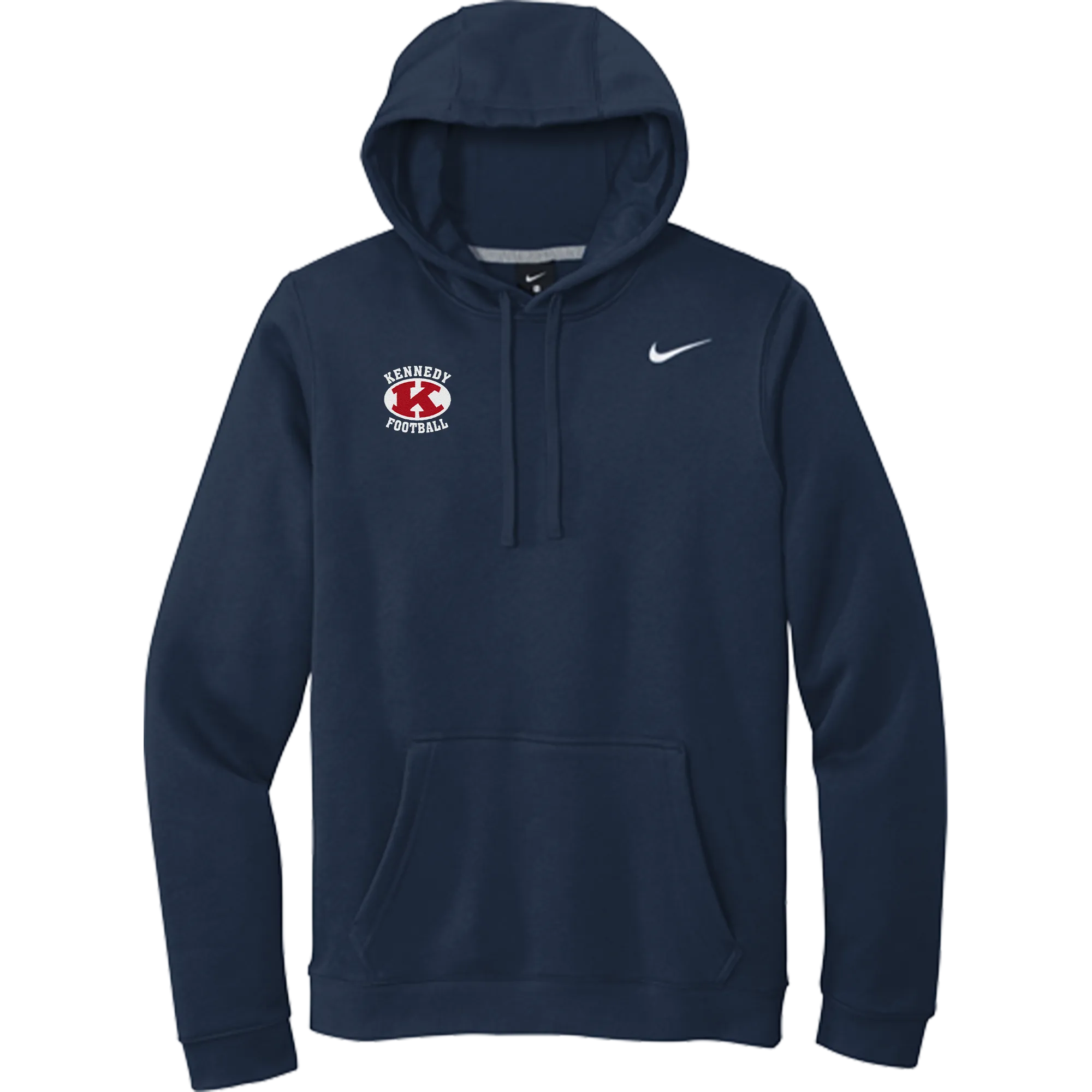 JFK Knights Football Nike Club Fleece Pullover Hoodie