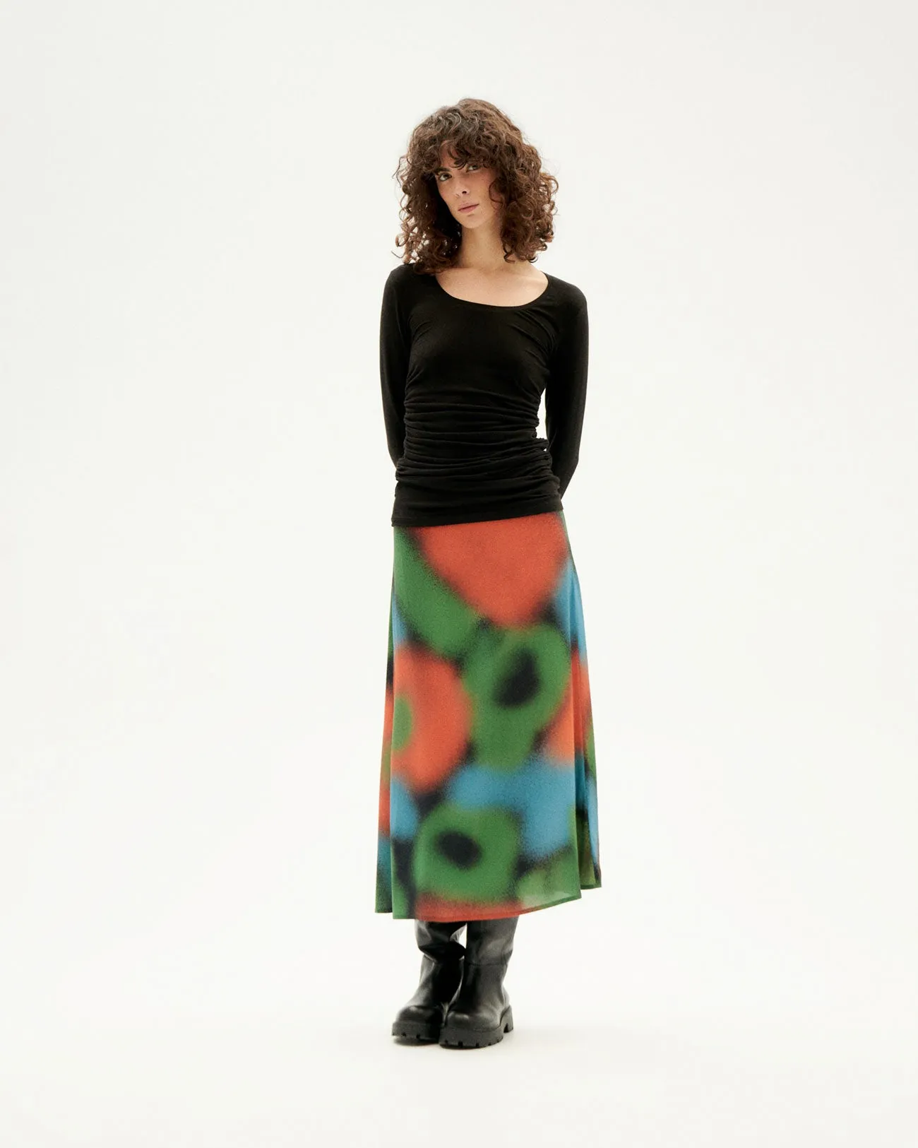 Lua Skirt Abstract Print