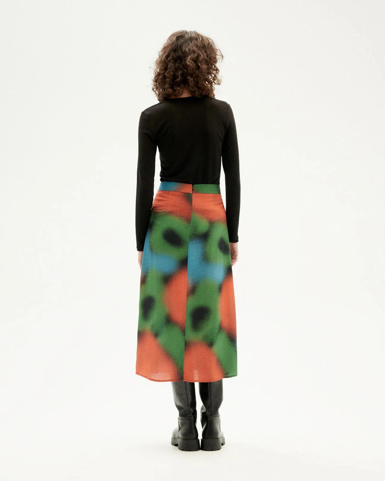 Lua Skirt Abstract Print