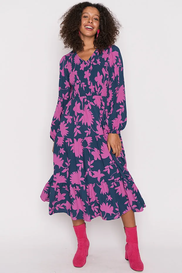 Maeve Contrast Ivy Dress