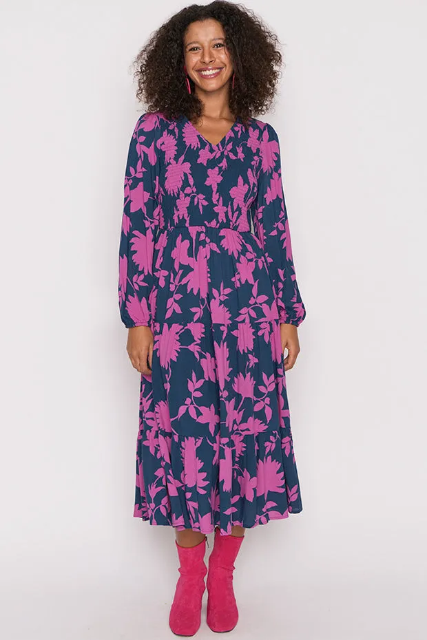 Maeve Contrast Ivy Dress