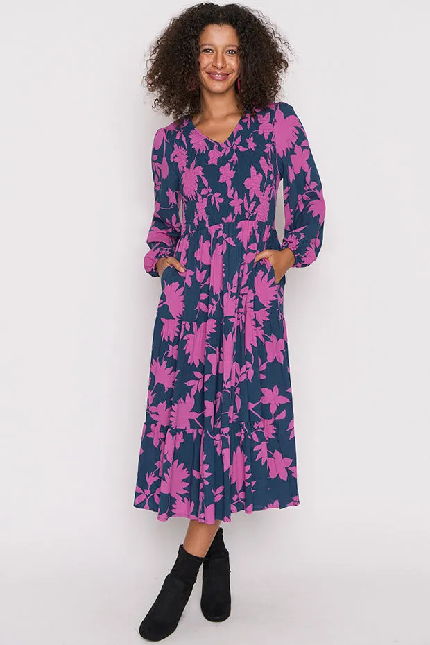 Maeve Contrast Ivy Dress