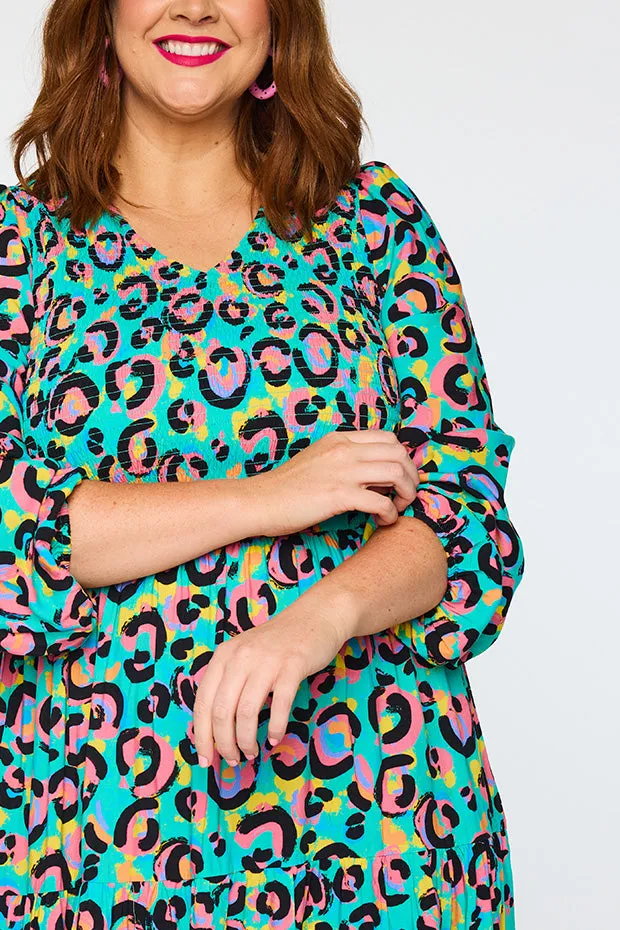 Maeve Little Party Leopard Dress