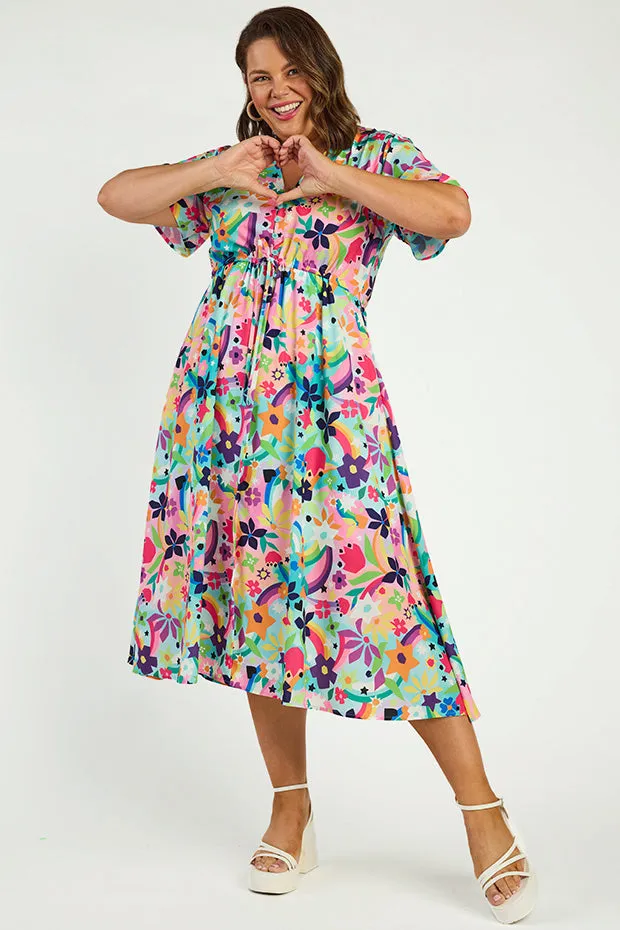 Marley Rainbow Bright Dress