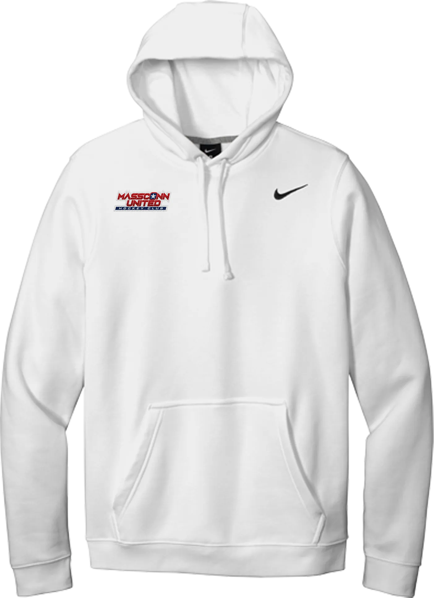 Mass Conn United Nike Club Fleece Pullover Hoodie