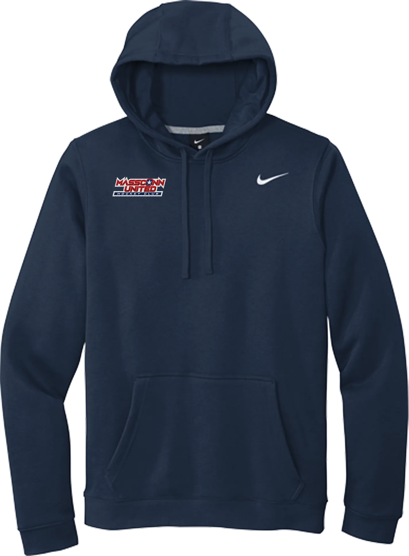 Mass Conn United Nike Club Fleece Pullover Hoodie