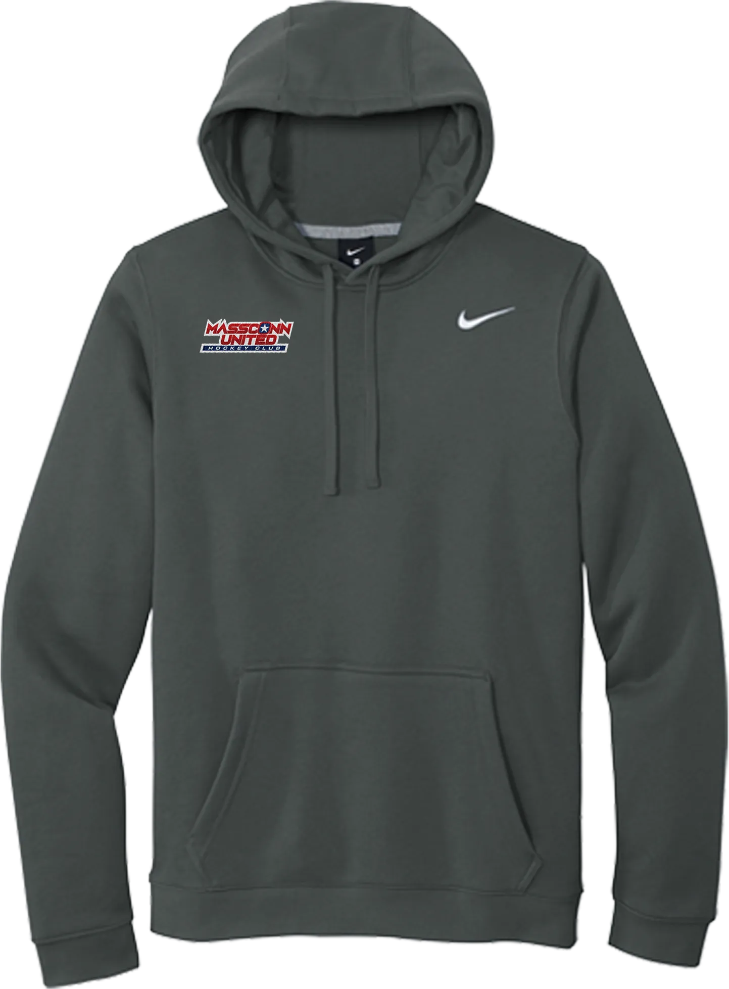 Mass Conn United Nike Club Fleece Pullover Hoodie
