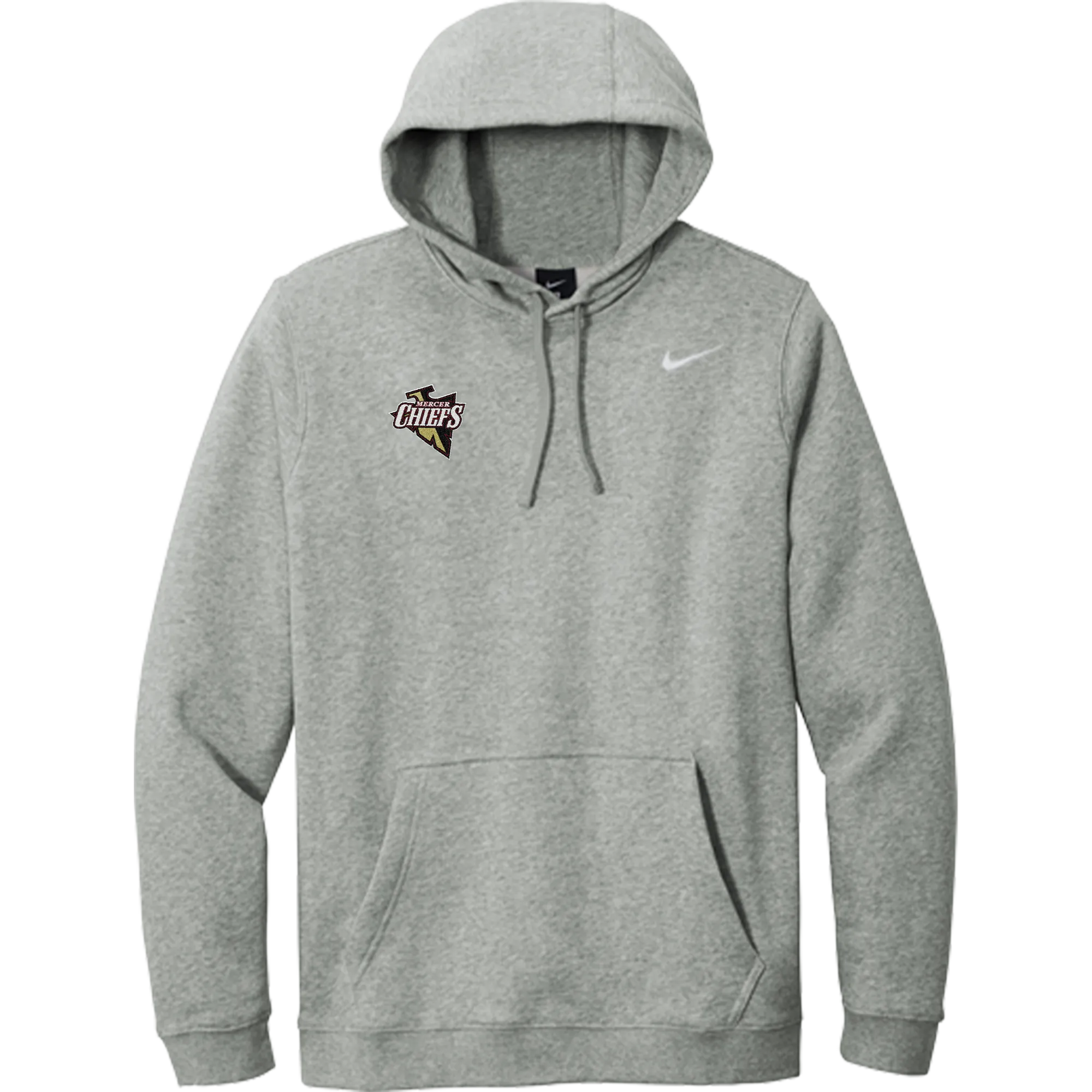 Mercer Chiefs Nike Club Fleece Pullover Hoodie