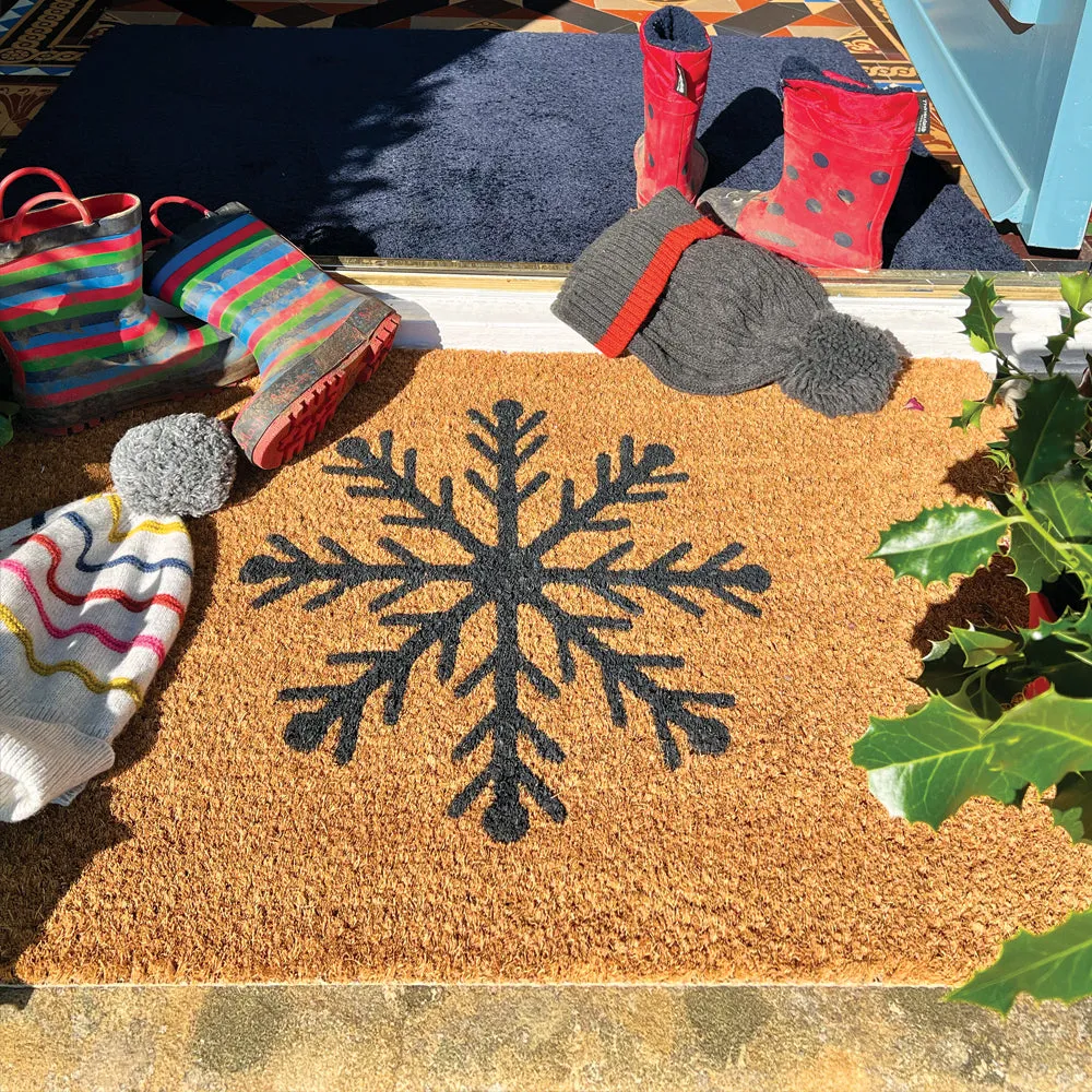 My Coir Mats - Christmas Snowflake