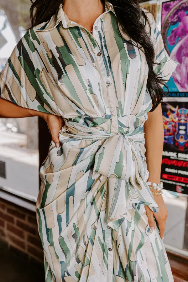 New York Loft Satin Midi