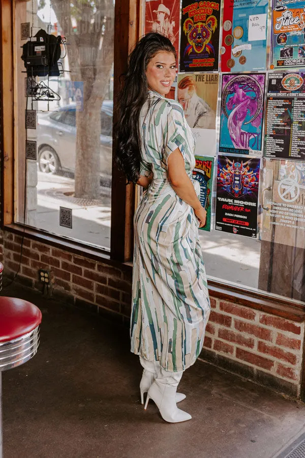 New York Loft Satin Midi