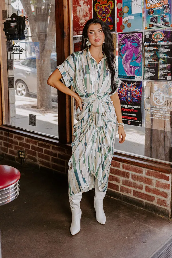 New York Loft Satin Midi