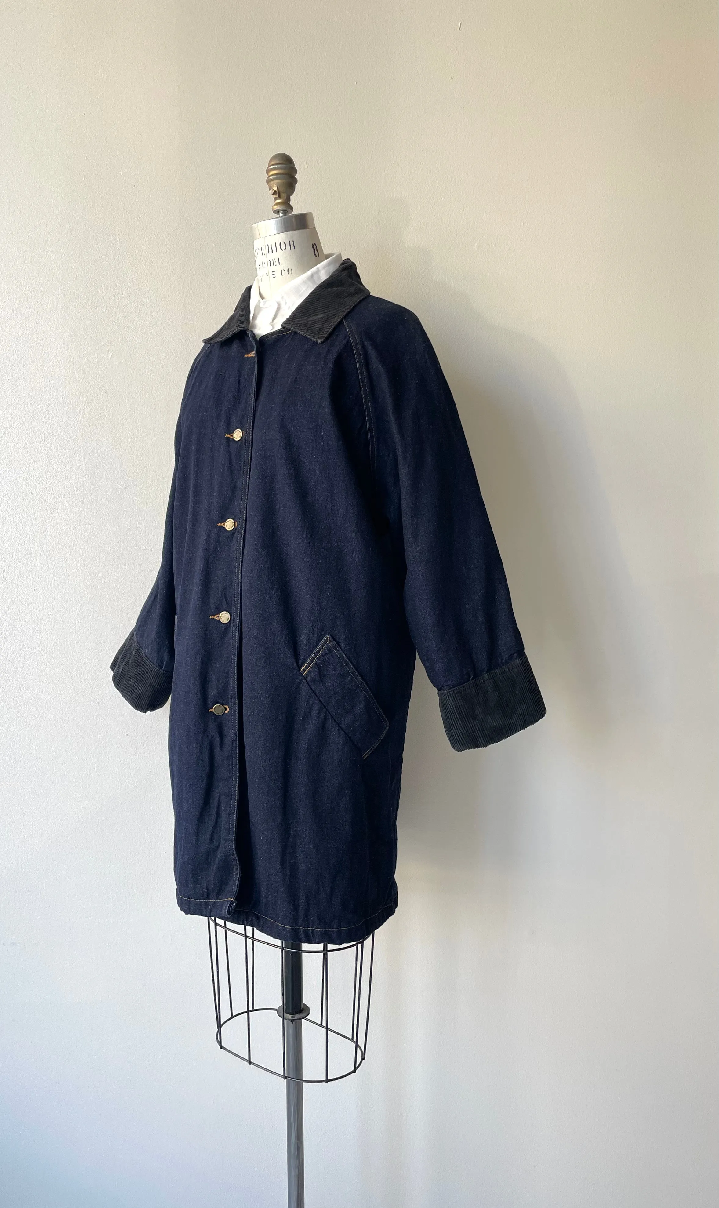 Oversized Denim Coat | 1980s