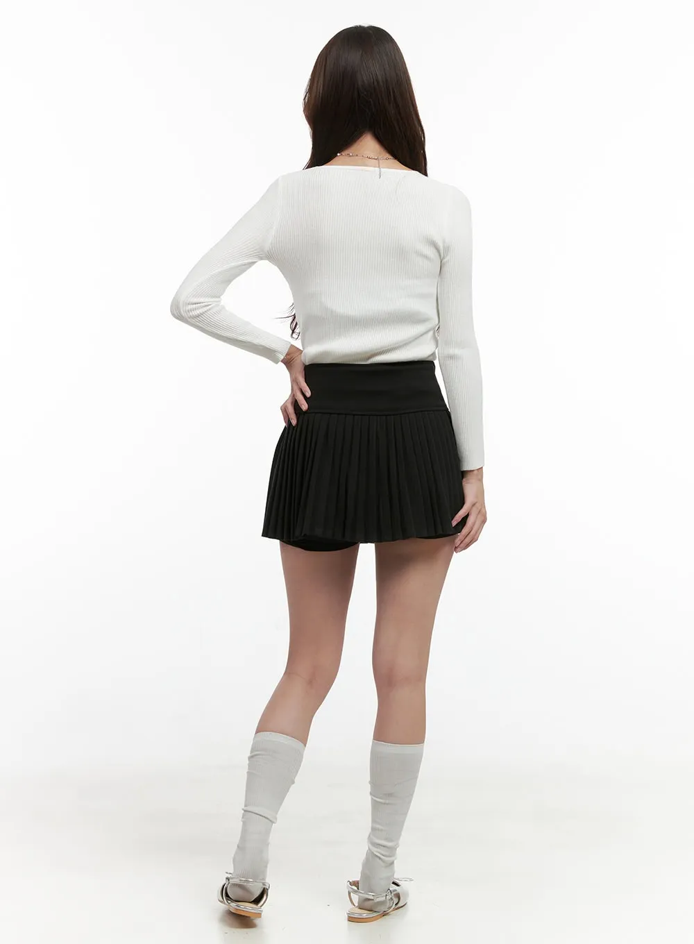 Pleated Dream Mini Skirt OO421
