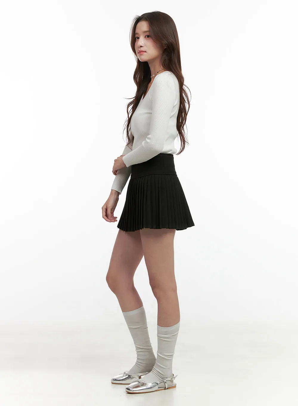 Pleated Dream Mini Skirt OO421