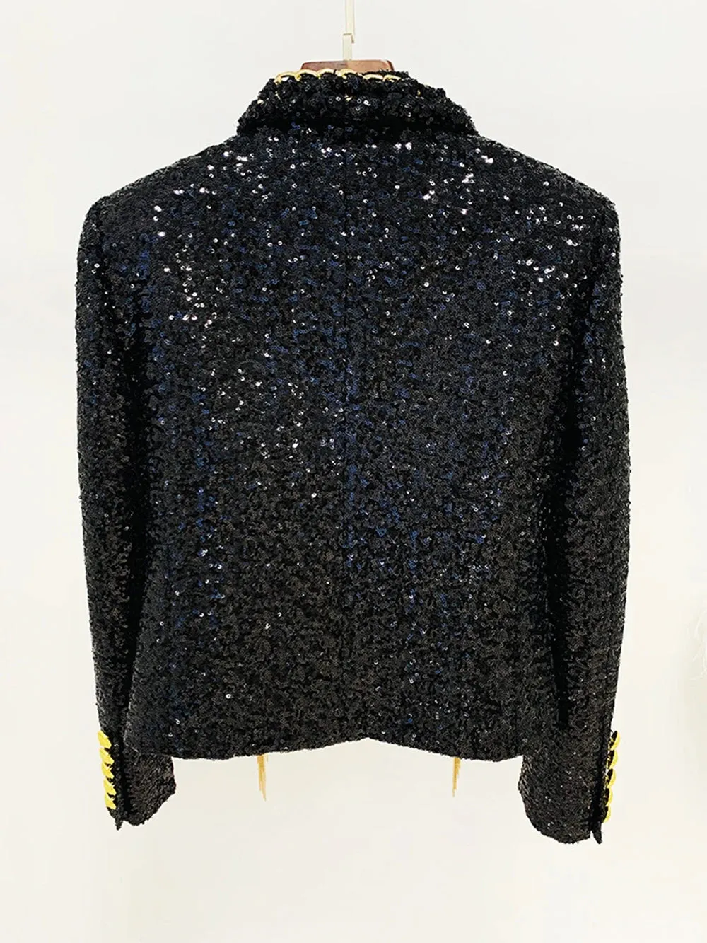 Pre Order:  Tassel Chain Sequined Blazer