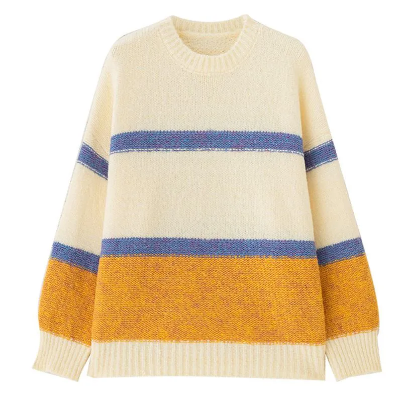 Pullover Retro Versatile Worn Outside Loose Fit Lazy Sweater
