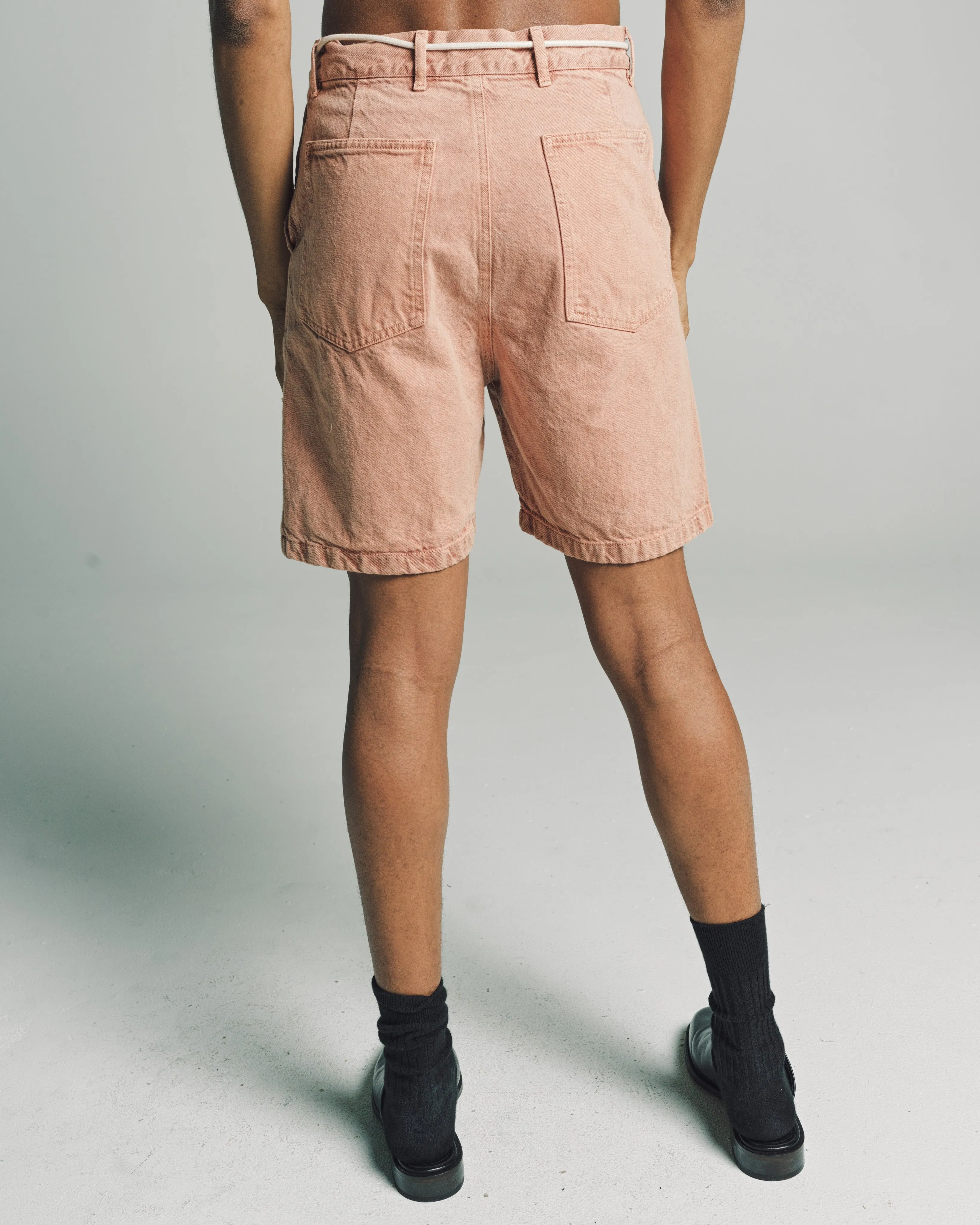 Rose Clay Shine Shorts