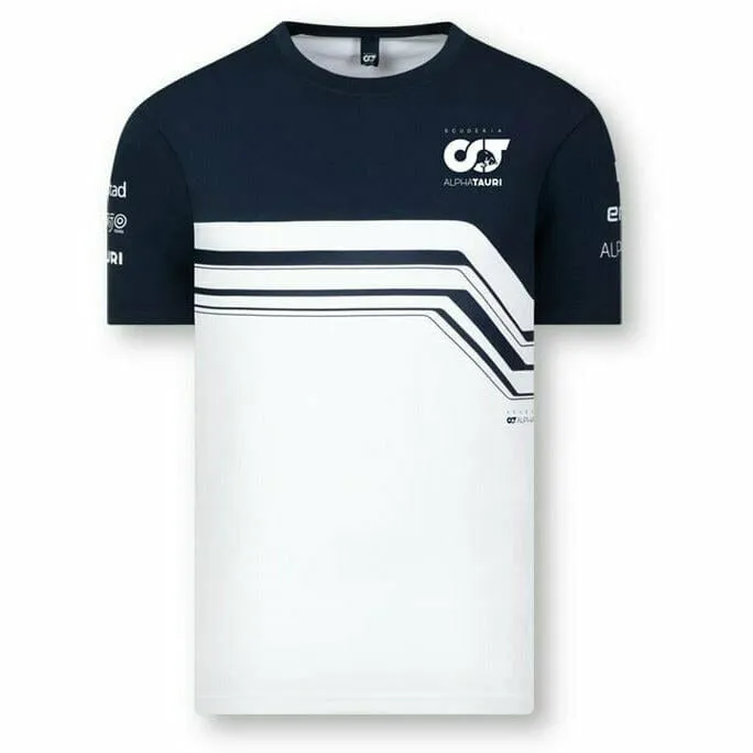 Scuderia AlphaTauri F1 Men's Team T-Shirt - Navy/White