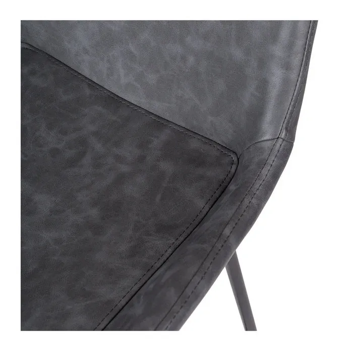 Vintage Barstool PU - Grey