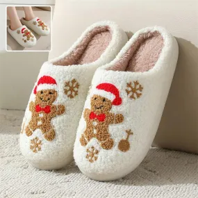 Winter Snowflake Slippers Indoor Non-slip Floor Slippers