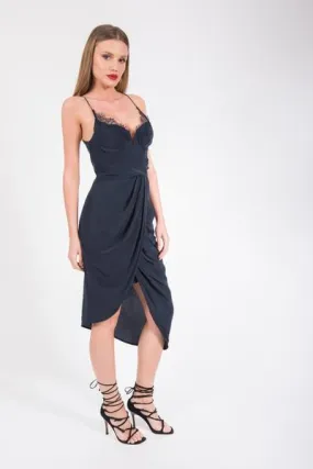 Zimmermann Lace-Trimmed Satin Slip Midi-Dress